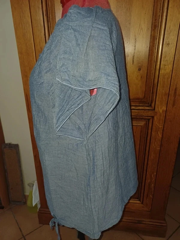 Jean-style blouse from Blancheporte, size 44, brand new – photo 3